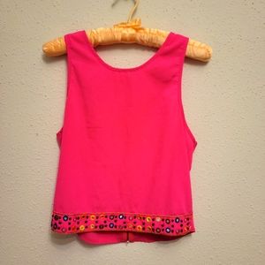 Miami Hot Pink crop top